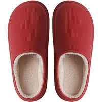 Women's platform outdoor cotton slippers