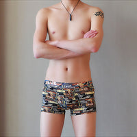 Fashion Printed Men's Boxer Shorts