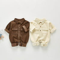 One-Piece Outing Clothes Baby Light Casual Romper Jacket