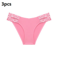 T-back Women's Thin Ice Silk Lace Edge