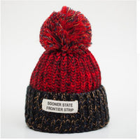 Ladies Woolen Pleated Winter Knitted Hat