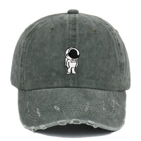 Spaceman Washed-out Vintage Distressed Baseball Cap