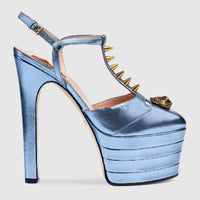 Women's Fashion Simple Fine High Heel Riveted Sandals