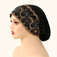 Beaded Lace Cap For Womenversatile