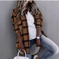 Women's Casual Button Fashion Shirt Coat