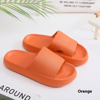Sandals And Slippers Women's Summer Indoor Bathroom Bathing Non-Slip Deodorant Simple Thick Bottom Stepping On Shit Feeling Fashionable Outside Home Slippers