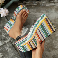 Plus-size Thick-soled Wedge Sandals For Women