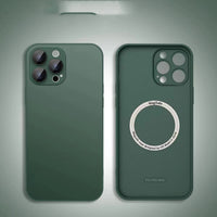 Magnetic Suction Machine Frosted Glass Phone Case