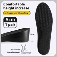 Male Invisible Shock-absorbing Inner Height Increasing Insole