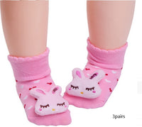 Cute Baby Animal Doll Baby Three-dimensional Socks