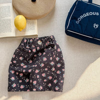 Summer Washed Cotton Shorts Girls' Pants
