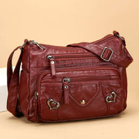 Versatile High-end Crossbody Bag With A Spacious Multi-layer Design
