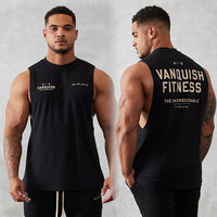 Workout Vest Men's Tops Outdoor Running Leisure Exercise Sleeveless
