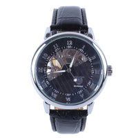 Men's Luminous Waterproof Mechanical Watch Glass Mirror Simple