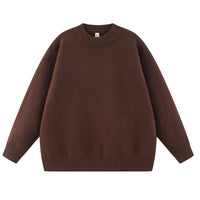 Women's Autumn And Winter Solid Color Loose Sweater