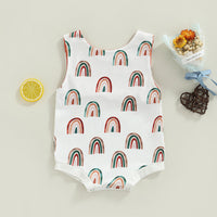 Boys Fashion Simple Printed Sleeveless Vest Garments
