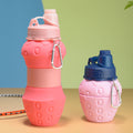 Silicone Folding Water Retractable Sports Bottle