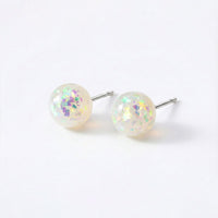 Colorful, Crystal-clear Egg-shaped Loose Gemstone Semi-transparent Flat-back Earrings
