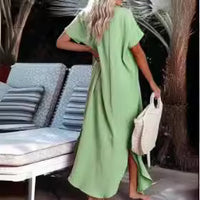 Women's Solid Color Casual Versatile Dress