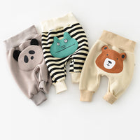 Autumn New Boys And Girls Baby Cute Three-dimensional High-waisted Leggings Pants