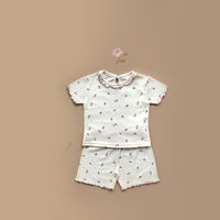 Children's Floral Two-piece Baby Soft Cotton