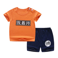 Children's short sleeve suit
