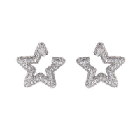 Xinghe Dream Rhinestone Star Ear Studs