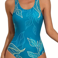 Womens Printed Bikini With A Sexy Open-back Design