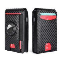Flip-style Multi-card-slot Genuine Leather Mens Wallet