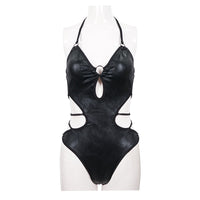 Triangle Bikini Sexy One-piece Swimsuit Gather Backless
