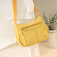 Large-capacity Casual Bag A Multi-compartment Fabric Shoulder Or Crossbody Bag