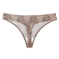 Printed Breathable One Piece Low Waist Thong Women