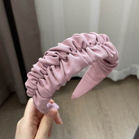 Vintage Pleated Wide Edge Hair Band