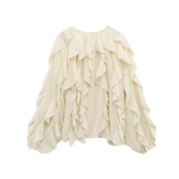 French Womens Layered Decorative Shirt
