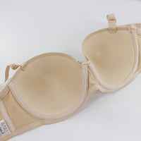 Strapless Large Size Bra With Silicone Strips Gather Thin Half A Cup