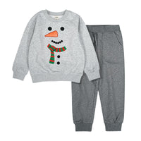 Children's Long Sleeve Embroidery Two-piece Set