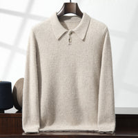 Men's Knitted Autumn And Winter Leisure Long Sleeve Pullover Top