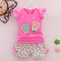 Summer Baby Short-sleeved Kid's Suit