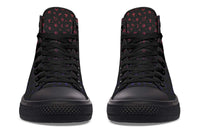 Printed Couple High Top Canvas Shoes