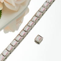 Module Bracelet Women's Stainless Steel High-grade Dripping Oil Hand Stitching Diy Ornament Accessories