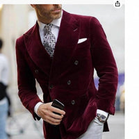 Men's Slim-Fit Single Coat Suit Jacket