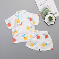 Newborn Gauze Air-Conditioned Pajamas