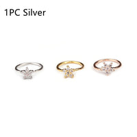 1 Pcs 0.8x8mm Nose Piercing Body Jewelry Part Nose Hoop Nost