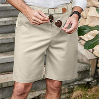 Men's Casual Sports Solid Color American Retro Shorts