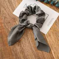 Simple fashion candy solid color rabbit ears head circle