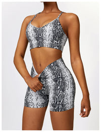 Camouflage Printing Seamless Yoga Suit