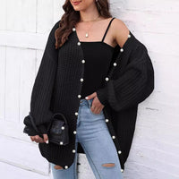 Women's Thick Coat Thick Needle Woven Sweater