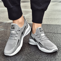 Mesh Sports Trendy Men's Solid Color Shoes