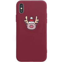Christmas frosted phone case