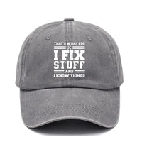 Washed Print Denim Baseball Cap Retro Versatile Soft Top Hat